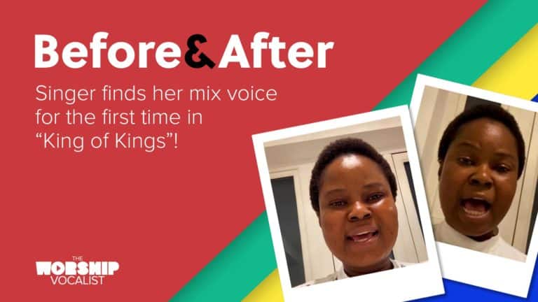BEFORE & AFTER // Singer finds her mix voice for the first time