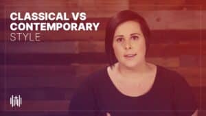 Singing Tip video - Classical vs Contemporary Style